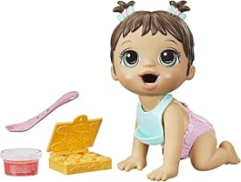 Baby Alive Hora Da Papinha – Boneca Que Come E Faz Caquinha. Boneca De 20 Cm, Cabelos Castanhos