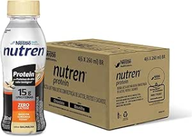 Bebida Láctea Nutren Protein 15g de proteínas Baunilha 260ml – 24 unidades