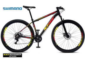 Bicicleta Aro 29 Krw Alumínio Shimano Tz 24 Vel Freio A Disco Ltx S40
