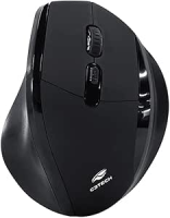 C3Tech Mouse sem fio Preto M-W120BK – formato ergonomico projetado para oferecer conforto, com 6Botoes, ate 1600DPI ajustavel, WIFI