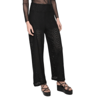 Calça Colcci Perfuros Cintura Alta Feminina – Preto