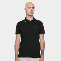 Camisa Polo Colcci Clássica Masculina – Preto