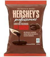 Cobertura Fracionada Sabor Meio Amargo Hershey’S Professional (Formato Moeda) – 2,01Kg (a embalagem pode variar)