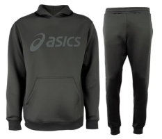 Conjunto de Agasalho Masculino ASICS com Capuz Interlock Fechado