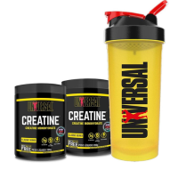 Creatina Monohidratada 400g + Coqueteleira 600ml – Universal