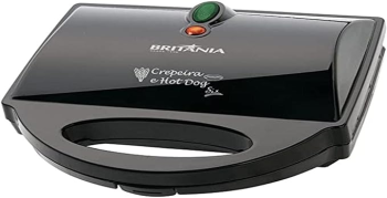 Crepeira, Crepeira Six, 6 crepes, Preto, 110v, Britânia