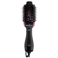 Escova Secadora Britânia Bec02pr Cabo Giratório Bivolt 1300w – Preta E Rosa