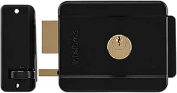 Fechadura Elétrica de Sobrepor Fx 500 Preto Intelbras