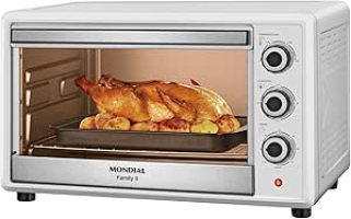 Forno Elétrico 42L Family II, Mondial, Branco/Inox, 1600W, 220V – FR-42-W