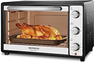 Forno Elétrico 52L Grand Family II, Mondial, 127V, 1800W, Preto/Inox – FR-52