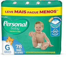 Fralda Personal Baby Protect & Sec Grande Promo – 78 Unidades