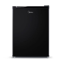 Frigobar Black Edition Preto 67 Litros Midea Mdrd108fga302-220v