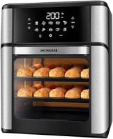 Fritadeira Elétrica Air Fryer Mondial 12LAFon-12L-Bi 2 em 1 12L