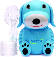 G-tech Inalador Nebulizador Nebdog Azul Bivolt