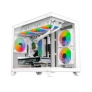 Gabinete Gamer Husky Dome 210, Mini Tower, M-ATX, Lateral e Frontal em Vidro, Branco – HGN210BR