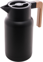 Garrafa Térmica de Plástico Organic Preta 1L – Lyor