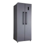 Geladeira Refrigerador Hq Frost Free Side By Side 460 Litros Cinza Hq-460sbsff 220v