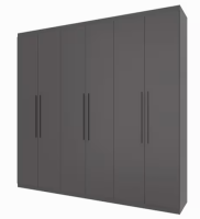 Guarda-Roupa Casal Bartira Genova com 6 Portas, 3 Gavetas e 236,7 cm de Largura