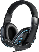 Headset Gamer Com Fio Microfone Fone de Ouvido Anti Ruído Headphone Entrada P3 Compatível com XBOX ONE, PS4, PS5 e PC