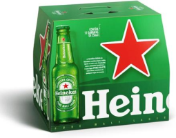 Heineken Cerveja Pilsen, Long Neck 250ml, Pack 12 Unidades