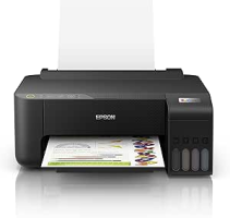 Impressora Epson EcoTank L1250 – Tanque de Tinta Colorida, Wi-Fi Direct, Comando de voz, Bivolt, Cor: Preto