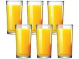 Jogo de Copos Vidro 255ml 6 Peças Ruvolo – Glass Company 680703