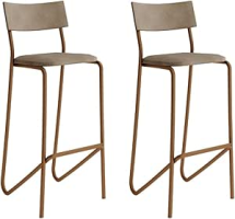 Kit 2 Banquetas Altas Cozinha Balcão 1747 Carraro Rose