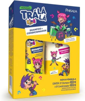 Kit Shampoo Sem Embaraço Personagem Trá Lá Lá Kids Amarelo