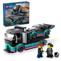 LEGO Set City Great Vehicles 60406 Carro de Corrida e Camião de Transporte 328 peças