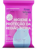Lenço Umedecido Intimo Free Wipes