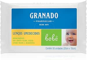 Lenços Umedecidos Bebê Tradicional, Granado