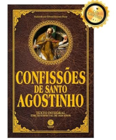 Livro – Confissões De Santo Agostinho – Edição De Luxo Almofadada      Capa Dura – 22 Junho 2024