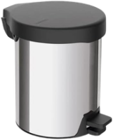 Lixeira Com Pedal New Tramontina Em Aço Inox Com Acabamento Polido 5 L