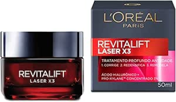 L’Oréal Paris Creme Facial Anti-idade Laser X3 Diurno Revitalift, 50ml