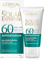 L’Oréal Paris Protetor Solar Facial Antioleosidade FPS60 Solar Expertise Effeito Matte, 40g