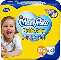 MamyPoko Fralda-Calça Dia&Noite Xxg 44 Unidades