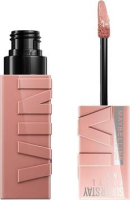 Maybelline NY Batom Líquido Longa Duração, Acabamento Espelhado e Brilho Instantâneo Super Stay Vinyl Ink Captivated, 4.2ml