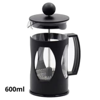 Mimo Style Cafeteira Prensa Francesa, Com Haste e Alça, Resistente, Suporta Altas e Baixas Temperaturas (-20 °C a 180 °C), Excelente Sistema de Filtragem (350ml)