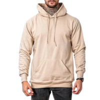 Moletom Liso Masculino Flanelado Blusa De Frio Com Capuz Casaco Sem Estampa