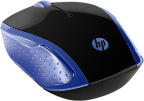 Mouse Sem Fio HP 200 Oman Azul – Sensor Óptico Ambidestro Receptor Nano 2,4Ghz Resoluções até 1000 DPI – 2HU85AA