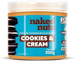 Naked Nuts Pasta De Castanha De Caju Com Cookies & Cream (300G)