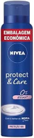 NIVEA Desodorante Antitranspirante Aerossol Protect & Care 200ml – Proteção eficaz de 72 horas contra suor e mau odor, com cuidado intensivo e a melhor fragrância do NIVEA Creme