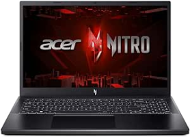 Notebook Acer Nitro V15 ANV15-51-58AZ 13ª Geração Intel Core i5-13420H, 8GB RAM, 512GB SSD, NVIDIA RTX 3050, 15.6″ FHD LED IPS 144Hz, Windows 11, Preto, Retroiluminado