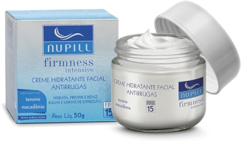 Nupill Creme Hidratante Antirrugas Tensine Fps 15 50G Azul