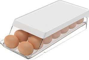 Ou Organizador De Ovos Roll Clear Fresh 14 Unid.