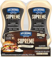 Pack Maionese Hellmann’s Supreme Squeeze 330g 2 unidades (Embalagem pode variar)