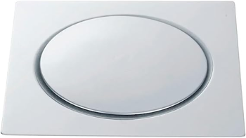 Pingoo.Casa, Ralo Click Up para Chão, Quadrado, Aço Inox, Cromado, 15 cm, Prata