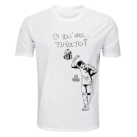 Pré venda – Camiseta Santos Neymar Jr. Eu Vou Mas Eu Volto Masculina