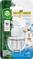 Refil para Difusor Elétrico Bom Ar Lirio Branco e Algodão 16ml