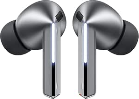 Samsung Galaxy Buds3 Pro, Fone de Ouvido sem fio,Alto-Falantes Duplos, Cancelamento Ativo de Ruído Inteligente, Áudio Hi-Fi, Áudio 360, Tradução Simultanêa com Galaxy AI, Equalizador Adaptativo, Cinza